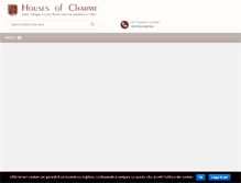 Tablet Screenshot of housesofcharme.com